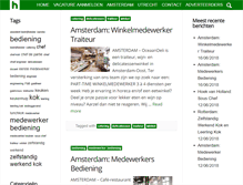 Tablet Screenshot of horecavac.nl